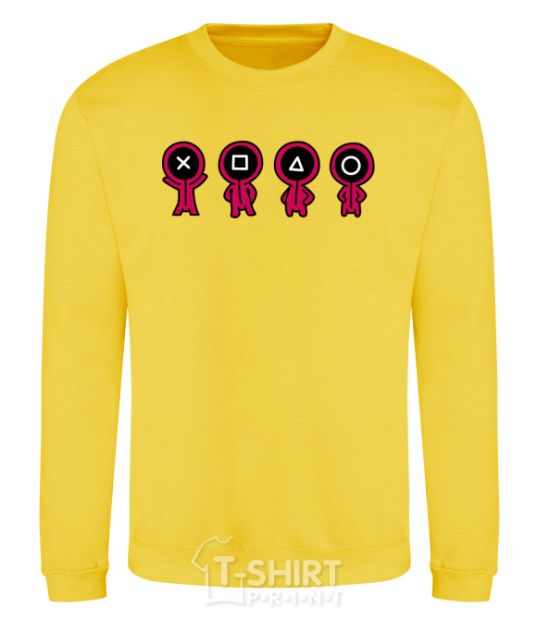 Sweatshirt Squid Man Game yellow фото