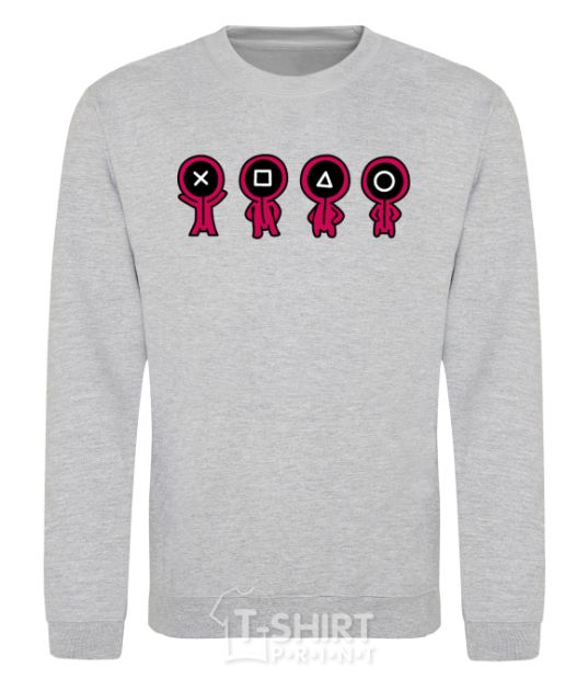 Sweatshirt Squid Man Game sport-grey фото