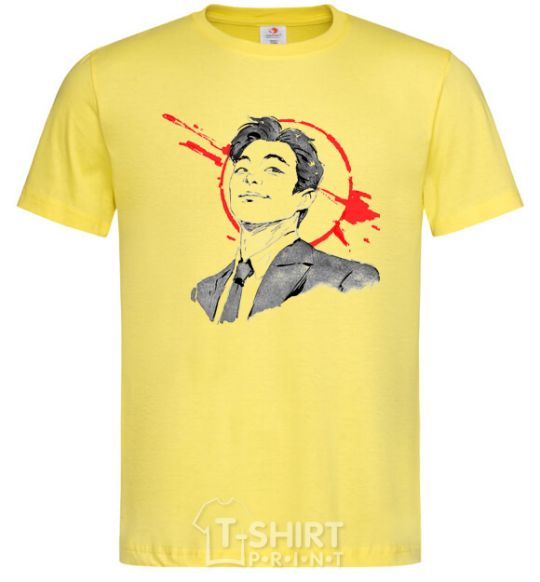 Мужская футболка Игра в кальмара Лимонный фото