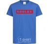 Kids T-shirt Roblox logo royal-blue фото