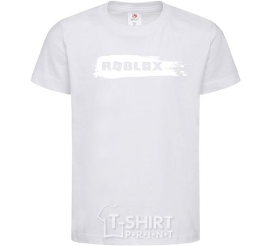 Kids T-shirt roblox paint White фото
