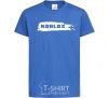 Kids T-shirt roblox paint royal-blue фото