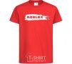 Kids T-shirt roblox paint red фото