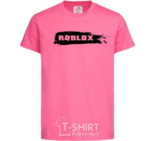 Kids T-shirt roblox paint heliconia фото