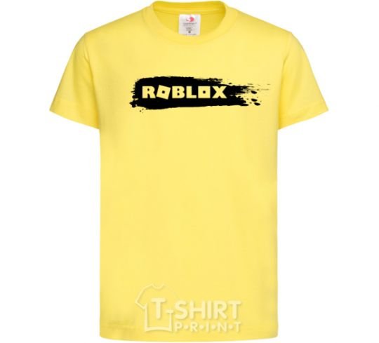 Kids T-shirt roblox paint cornsilk фото