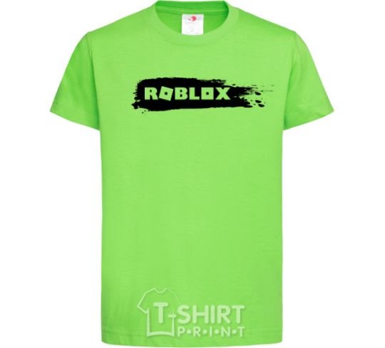 Kids T-shirt roblox paint orchid-green фото