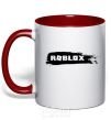 Mug with a colored handle roblox paint red фото