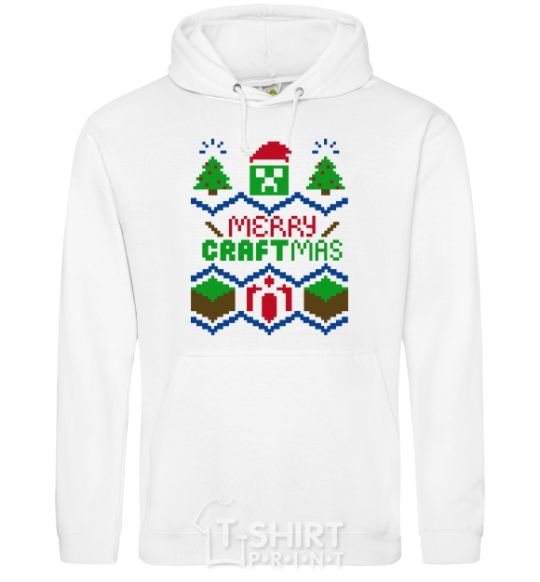 Men`s hoodie Сraftmas White фото