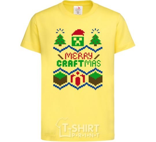 Kids T-shirt Сraftmas cornsilk фото