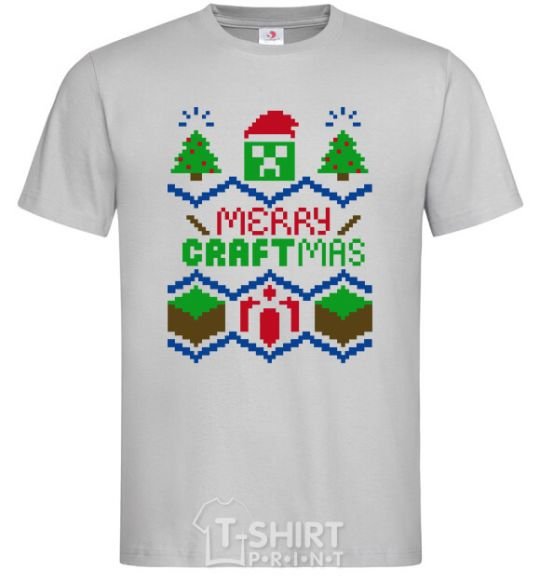 Men's T-Shirt Сraftmas grey фото