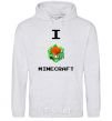 Men`s hoodie I tnt minecraft sport-grey фото