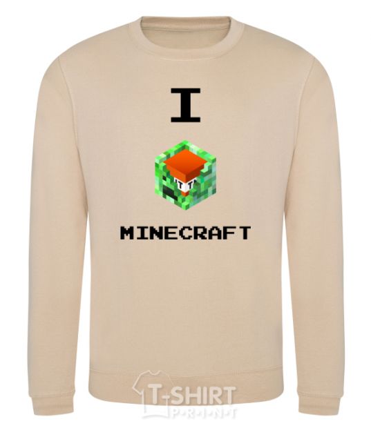 Sweatshirt I tnt minecraft sand фото