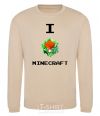 Sweatshirt I tnt minecraft sand фото