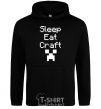 Men`s hoodie Sleep eat craft black фото