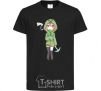 Kids T-shirt Creeper anime minecraft black фото