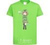 Kids T-shirt Creeper anime minecraft orchid-green фото