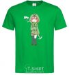 Men's T-Shirt Creeper anime minecraft kelly-green фото