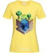 Women's T-shirt Minecraft world cornsilk фото