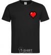 Мужская футболка Майнкрафт сердце Черный фото