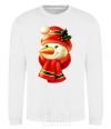 Sweatshirt New Year's snowman White фото