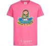 Детская футболка Я україночка Ярко-розовый фото