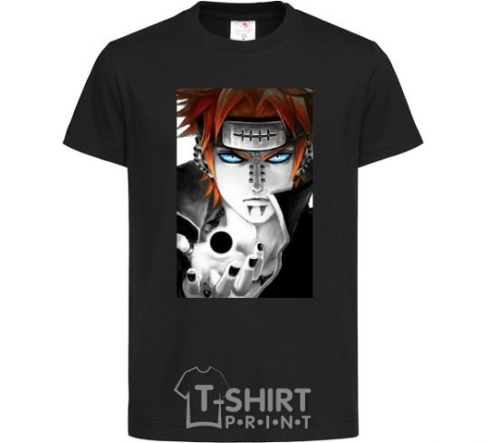 Kids T-shirt Anime Payne Naruto black фото