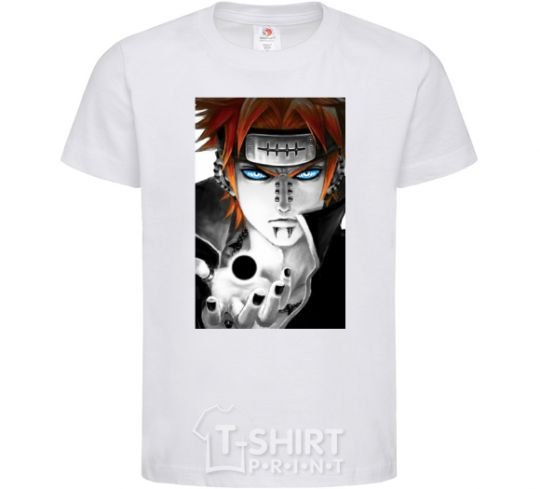 Kids T-shirt Anime Payne Naruto White фото