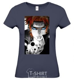 Women's T-shirt Anime Payne Naruto navy-blue фото
