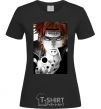 Women's T-shirt Anime Payne Naruto black фото