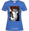 Women's T-shirt Anime Payne Naruto royal-blue фото