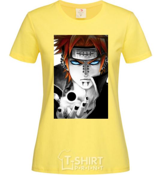 Women's T-shirt Anime Payne Naruto cornsilk фото