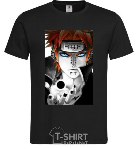 Men's T-Shirt Anime Payne Naruto black фото