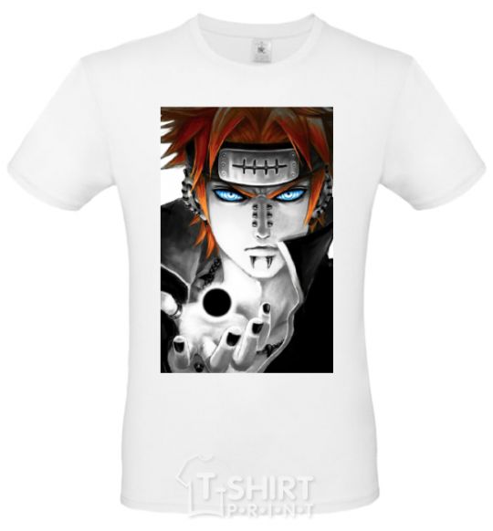 Men's T-Shirt Anime Payne Naruto White фото