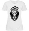 Women's T-shirt Naruto fox silhouette White фото