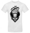 Men's T-Shirt Naruto fox silhouette White фото