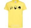 Kids T-shirt Naruto sasuke kakashi cornsilk фото