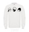 Sweatshirt Naruto sasuke kakashi White фото