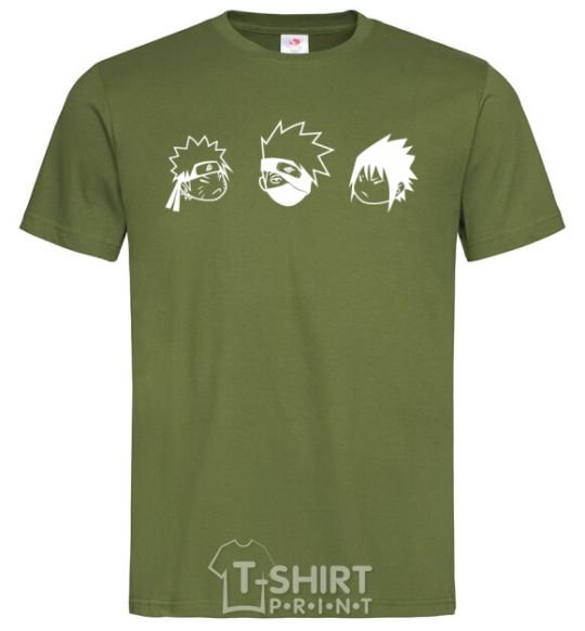 Men's T-Shirt Naruto sasuke kakashi millennial-khaki фото