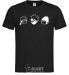 Men's T-Shirt Naruto sasuke kakashi black фото