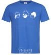 Men's T-Shirt Naruto sasuke kakashi royal-blue фото