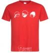 Men's T-Shirt Naruto sasuke kakashi red фото