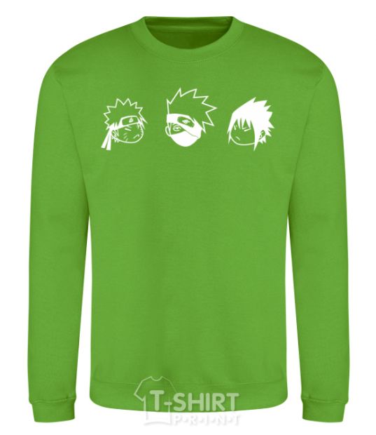 Sweatshirt Naruto sasuke kakashi orchid-green фото