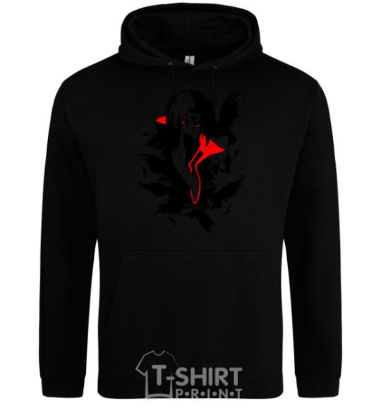 Men`s hoodie Akatsuki Itachi black фото