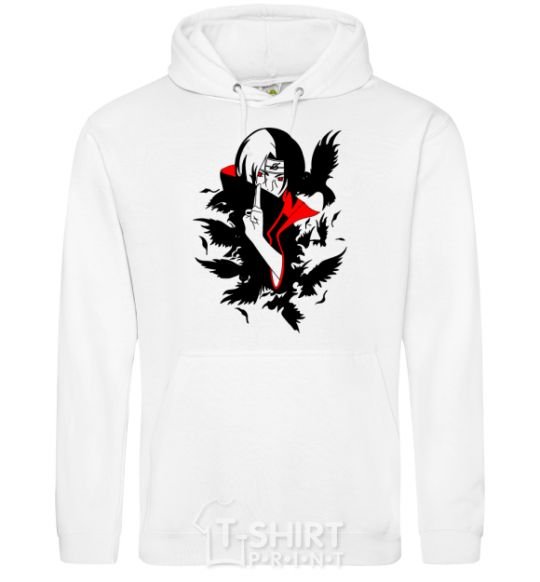 Men`s hoodie Akatsuki Itachi White фото