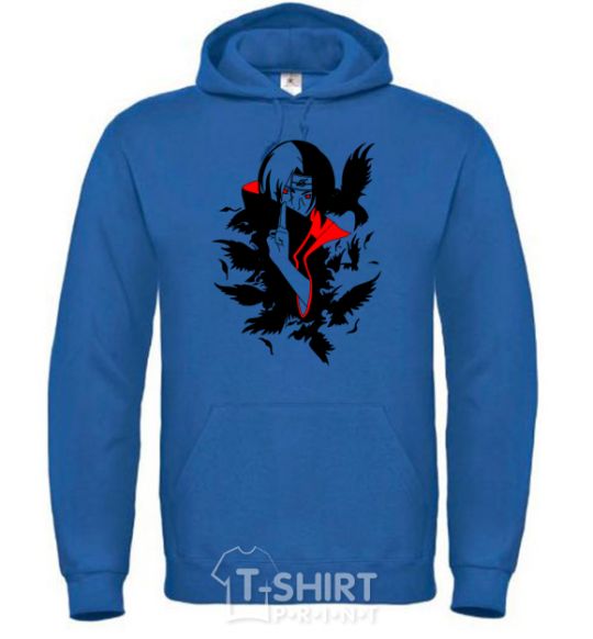 Men`s hoodie Akatsuki Itachi royal фото