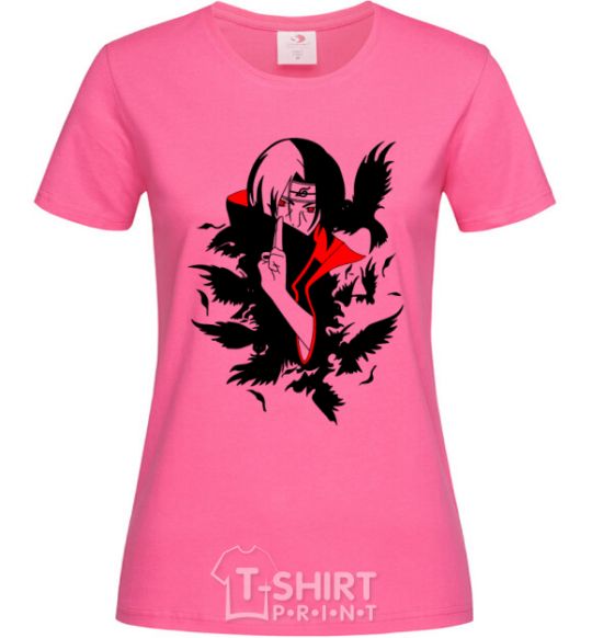 Women's T-shirt Akatsuki Itachi heliconia фото