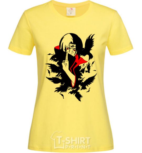 Women's T-shirt Akatsuki Itachi cornsilk фото