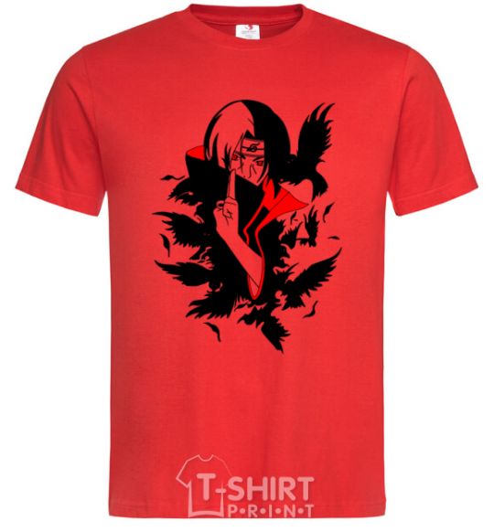 Men's T-Shirt Akatsuki Itachi red фото