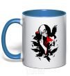 Mug with a colored handle Akatsuki Itachi royal-blue фото