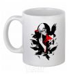 Ceramic mug Akatsuki Itachi White фото